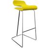 KRISTALIA sgabello BCN con base cromata - 05BCN01-CRO-PP12