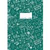 HERMA 'Herma Schooly Doo Quaderni plastica DIN A4, con motivo decorativo, 1 pezzi 4, gemustert, 1 Stück verde