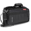 GEWA Premium Gig Bag/Custodia per cornetta - Cordura 600 Denier - Resistente agli strappi e impermeabile - Imbottitura 30 mm - Rinforzo in compensato per campana - Spallacci e tracolla - Nero