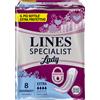 Lines Assorbenti Lines Specialist Lady Extra Ipoallergenici 8 Pezzi