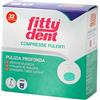 Ideco Fittydent - Compresse Pulenti per Dentiere e Ponti Mobili, 32 Compresse