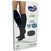 Desa Pharma Sauber Uomo Filato Cotone Calza 140 DEN 18-22 mmHg compressione graduata colore nero taglia grande