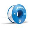 Essity Leukoplast Leukofix Cerotto su Rocchetto per Pelle Sensibile Trasparente Misura 1,25 cm x 5 m, 1 Pezzo