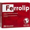 Uga Nutraceuticals Ferrolip - Integratore di ferro microincapsulato, 20 bustine orosolubili