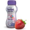 Nutricia Fortini Multi Fibre Supplemento Ipercalorico Sviluppo e Crescita dei Bambini Gusto Fragola, 200ml