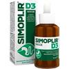 Shedir Pharma Simoplir D3 - Le Shedir Pharma gocce per la flora intestinale e l'immunità, 10 ml