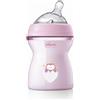 Chicco Natural Feeling - Biberon 2m+ Flusso Medio Rosa, 250ml