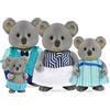 Li'L Woodzeez Canberra Koala Family - Set di 5 giocattoli con figurine di animali in miniatura e libro di storie - Giocattoli per animali e accessori per bambini dai 3 anni in su