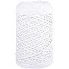Rayher Filo Braidy Riciclato, Intrecciato, 2mm, Bianco, 250g, gomitolo circa 250m, 42009102