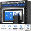 TOPDON AD800BT 2 OBD2 Diagnostica Auto, Aggiornamenti gratuiti a vita | diagnosi auto bidirezionale bluetooth con 28+ Servizi di Reset, Completa del sistema,FCA AutoAuth, CANFD