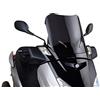 Puig 5015N Cupola V-Tech Line Touring in acrilico da 4 mm con design aerodinamico angolato per la massima protezione e riduzione delle turbolenze, Nero