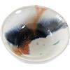 DKD Home Decor Ciotola Gres acciaio smaltato (100 ml) (9 x 9 x 3,7 cm)