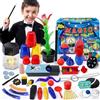 Heyzeibo Giochi di Magia - Oltre 60 Trucchi Magici per Bambini, Kit Magico con Bacchetta Magica e Istruzioni, Ragazzi, Ragazze, Bambini Piccoli, Principianti