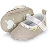 Sterntaler Ballerina per neonata, tinta unita, colore beige, 16 EU, beige., 16 EU