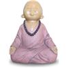 Zen Light Zen'Light SB2 - Statuetta per bambini SB2, decorazione Zen e Feng Shui, per creare un'atmosfera rilassante, idea regalo, portafortuna, altezza: 13,5 cm, colore: beige e vecchio rosa-Zen'Light, resina,