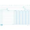 EDI PRO EDIPRO - E3379BL - 100 schede dare/avere/saldo/IVA blu f.to 17x24