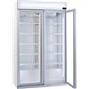 CoolHead Armadio Refrigerato Verticale per Bibite DC1050C con Opalina - Acciaio e Doppia Anta Vetro - Capacità Lt 805
