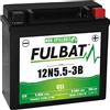 Fulbat - Batteria Fulbat GEL SLA 12N5.5-3B GEL 12V 5.5AH 70 AMPS 135x60x130 + Destra