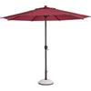 BIZZOTTO RIO OMBRELLONE CON SNODO Diametro 3 metri BURGUNDY 0795763 BIZZOTTO