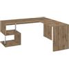 Web Furniture ESSE Scrivania Angolare Melaminico 180/160cm Rovere