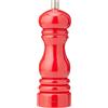 Master Class MasterClass Macinapepe o macinasale con tappo intercambiabile, plastica, rosso, 17 cm