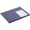 Durable 729307 Sottomano con Profilo Angolare Protettivo, Copertina Trasparente, Antiscivolo, 650x500 mm, Blu