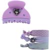 SANTORO GORJUSS SANTORO - ACCESSORI CAPELLI MOLLETTA E 3 ELASTICI