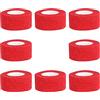 Sanfire Benda coesiva 2.5cm x 4.5m Confezione da 8 fascia autoadesiva Fasciatura nastro traspirante Fascia elastica autoadesiva atletica per lesioni sportive, polso, ginocchio, distorsione della caviglia