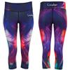WINSHAPE Functional Colour Explosion Power Shape ¾-Tights Leggings AEL202 mit Anti-Rutsch-Effekt, Slim Style Fitness Freizeit Sport Yoga Workout, 3÷4 Donna, Multicolore, S