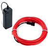 COVVY EL Wire LED Neon Flessibile Elettroluminescente Filo EL Fili Super Luminoso Stroboscopico Controllo di o Abito Cosplay Festa Halloween Natale Party Carnevale Decorazione (Rosso, 5M)