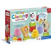 Clementoni Soft Clemmy - Sweet Animals, Play Set Bambini 6-36 Mesi, con 6 Mattoncini per Costruzioni e 3 Personaggi, Gioco Prima Infanzia Made in Italy, per Stimolare i Sensi dei più Piccoli, 17849