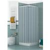 Rollplast Pinto Box doccia Luna 80x100 cm in pvc apertura soffietto laterale