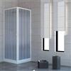 Rollplast Pinto Box doccia Acquario 80x120cm a soffietto apertura angolare