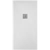 HDcasa Piatto doccia effetto pietra 80x80 Cemento marmoresina pieno Piletta inclusa