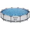 Bestway Piscina fuori terra Bestway 56416 Steel Pro max rotonda bianca 366x76