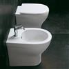 Azzurra ceramica Sanitari filo muro Azzurra Pratica terra wc + bidet e sedile