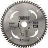 Draper 20647 TCT - Lama per sega circolare per legno, 165 x 20 mm, 60T, argento, taglia unica
