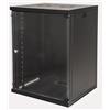 Link ARMADIO RACK 19'' 15 UNITA' NERO PER RETI LAN GIA' MONTATO ASSEMBLATO PARETE IT