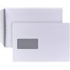 POSTHORN MADE BY BONG Posthorn 05450321 busta con finestra, autoadesiva, 500 pezzi, B5, 176 x 250 mm, 90 g, colore: bianco