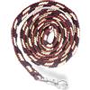 Pferdelinis Cordino per cavallo, con gancio antipanico resistente, lunghezza 2 m, vari colori (bordeaux/blu navy/crema)