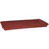 ARTEVASI Sottovaso Rettangolare Venezia L 60 cm Rosso Scuro