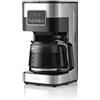 H.koenig Macchina da caffè programmabile MG32, capacità 1,5 l, struttura in  acciaio inox, 1000 W, supporto filtro rimovibile, caraffa in vetro graduat