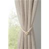 Gardinia Cordino Fermatenda per Raccogliere Tende e Tendaggi, con Calamita per Un Facile Bloccaggio, 47 cm, Beige