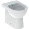 GEBERIT - SELNOVA COMPACT BIDET A PAVIMENTO FILO PARETE IN VETROCHINA BIANCO 500.482.01.7