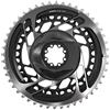 SRAM polar grey, accessorio red AXS corone 50-37 direct mount 12 velocità Unisex adulto, 50-37t