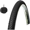 ECOVELO' EBB26NMD 1 Camera d'Aria + 1 COPERTONE Nero per Bicicletta 26 x 1 1/2 (35-584), Vintage, Olanda