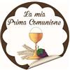 Handmade Adesivi Prima Comunione con Calice e UVA, 30 Pezzi, Diametro 4 cm, Carta Adesiva Semi Lucida, Etichette Decorative per Bomboniere, Confezioni Regalo e Porta Confetti (C01)