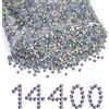 BEADSLAND Hotfix Strass Bulk, 14400 Pezzo Cristallo Hotfix Strass per Artigianato Vestiti Decorazione DIY, Cristallo Bianco AB, SS16, 3.8-4.0mm