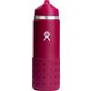 HYDRO FLASK 20 OZ WIDE MOUNTH STRAW LID AND BOOT STREAM Thermos