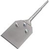 RANSENERS Scalpello a spatola SDS-Plus P08, scalpello per piastrelle250 x 100mm, per la rimozione di adesivo per pavimenti, moquette, linoleum, adesivo per piastrelle, PVC, vernice
